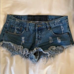 One Teaspoon Denim Shorts 25
